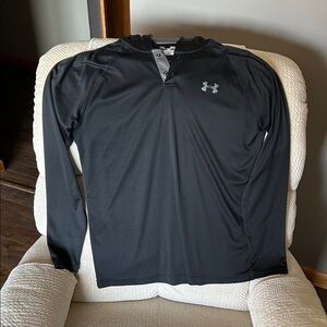 Under Armour Black Henley Long Sleeve